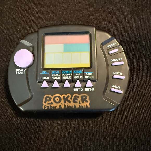 Vintage‎ Handheld Electronic Poker & Black Jack Game - Picture 1 of 4